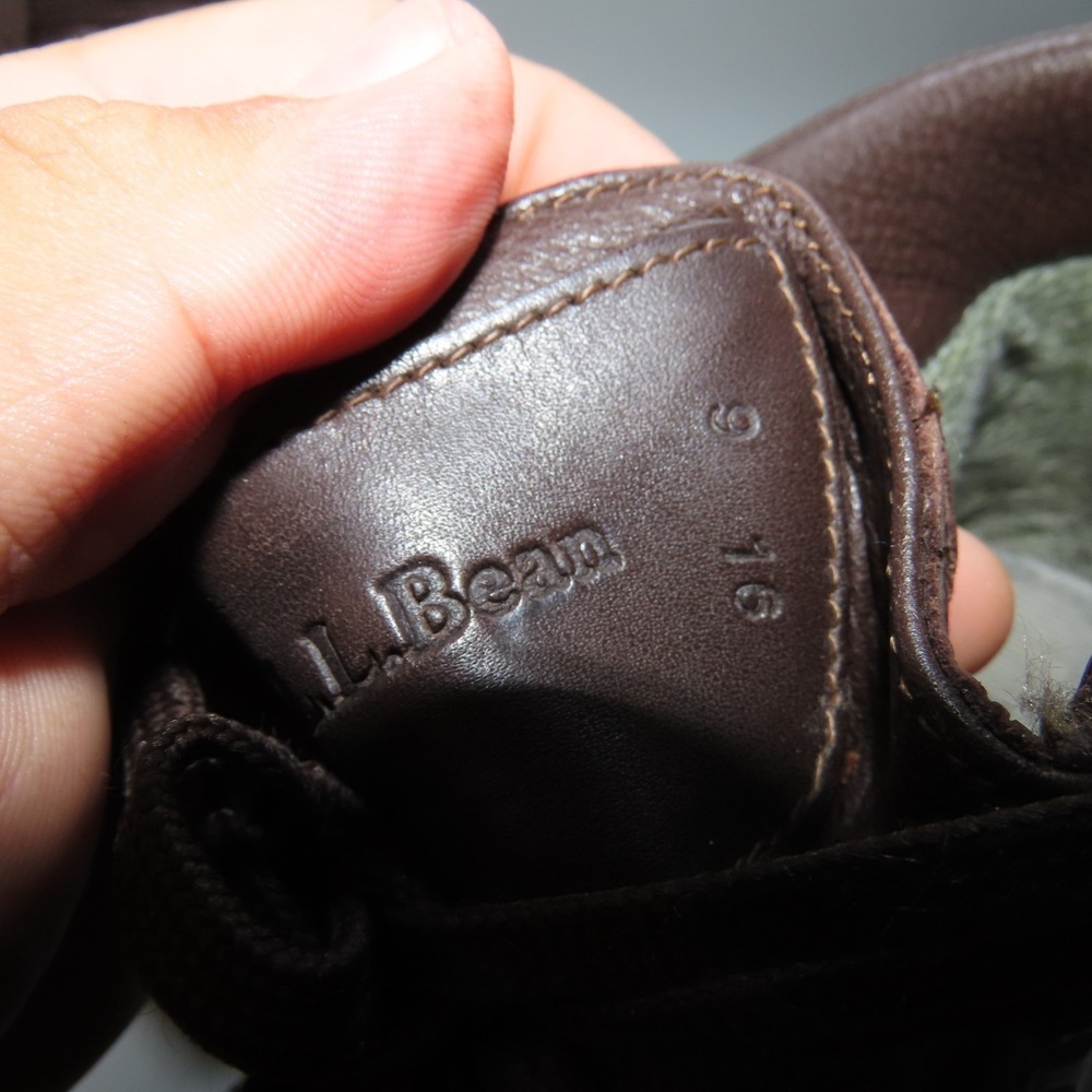 L.L.Bean Cresta II Waterproof Hiking Boots in Dark Brown Women's Size 9 - Picture 9 of 11